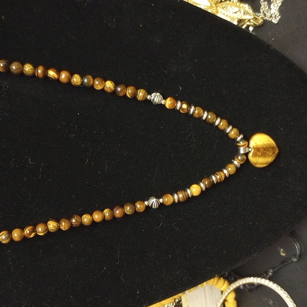 Tiger Eye Gemstone Necklace
